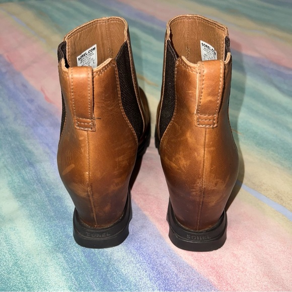 Sorel Women's Joan Of Arctic Wedge II Chelsea Boot Brown, Size 11 - Picture 5 of 9